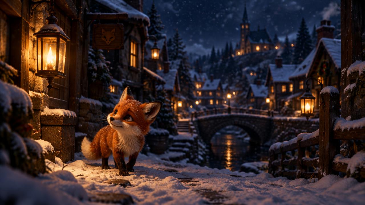 Character scene illustrating a short-form visual story